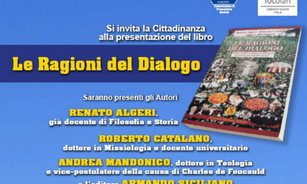 Le Ragioni del Dialogo a Genova venerdì 10 febbraio 2023 ore 17.30